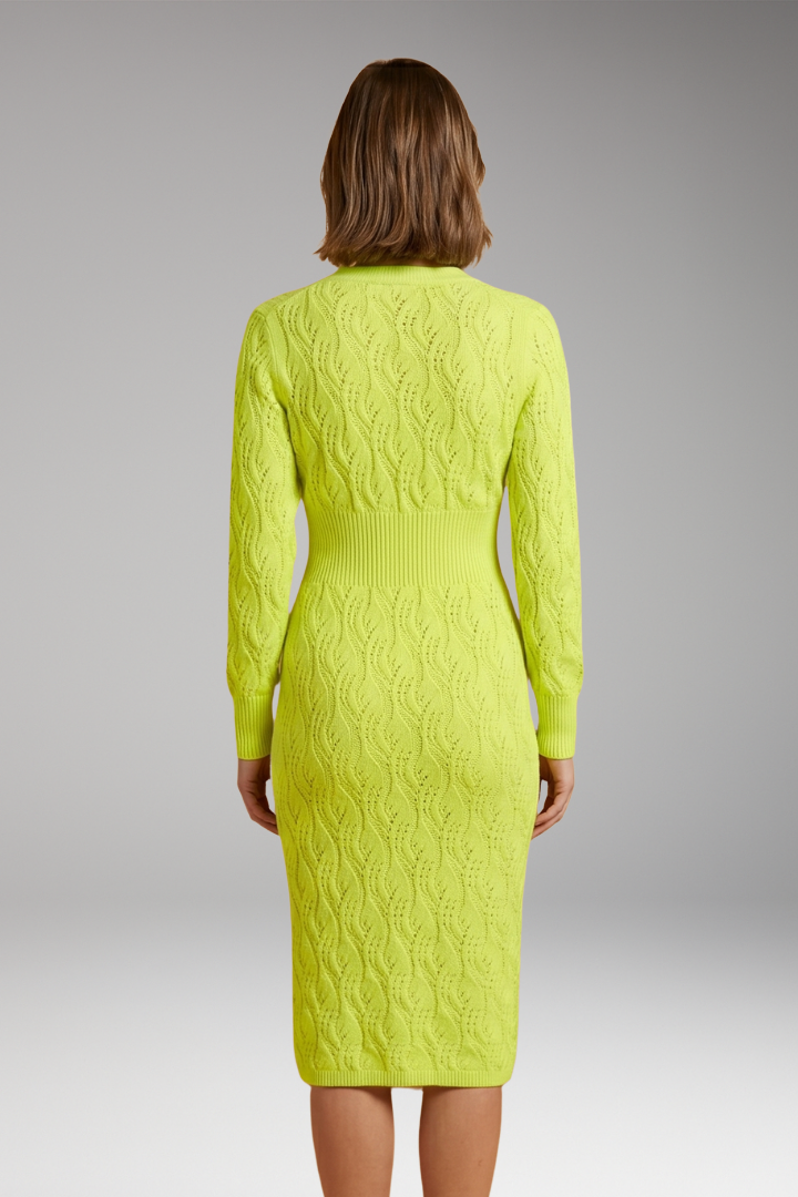 Women's Dress with Knit Design and Versatile Style