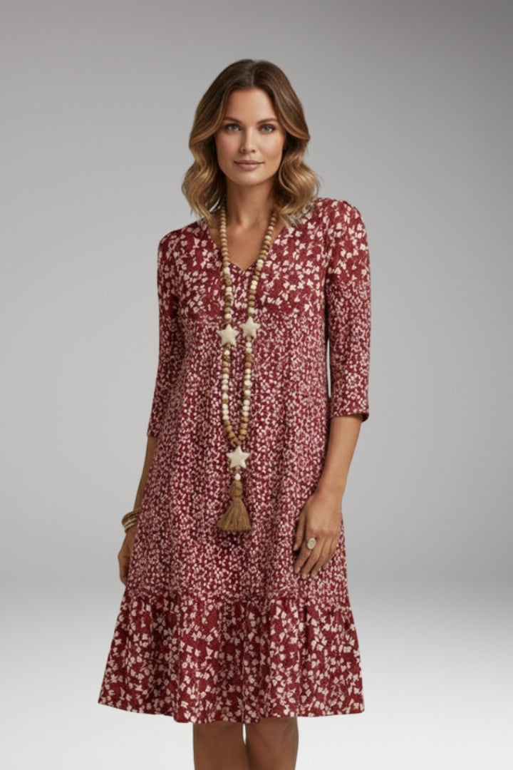 Women's Dress with Sophisticated Cut and Practical Design