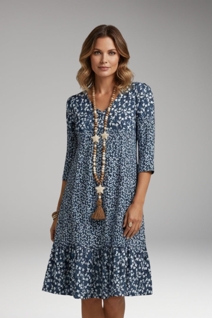 Women's Dress with Sophisticated Cut and Practical Design