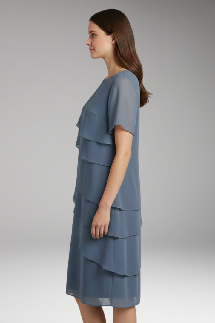 Women's Dress with Strappy Style and Knit Construction