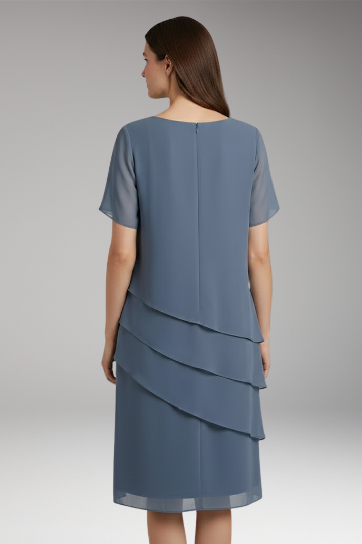 Women's Dress with Strappy Style and Knit Construction