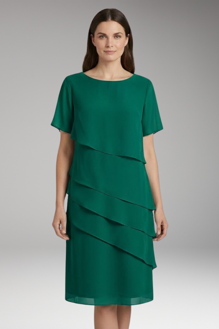 Women's Dress with Strappy Style and Knit Construction