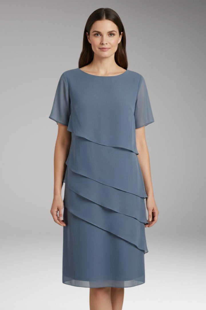 Women's Dress with Strappy Style and Knit Construction