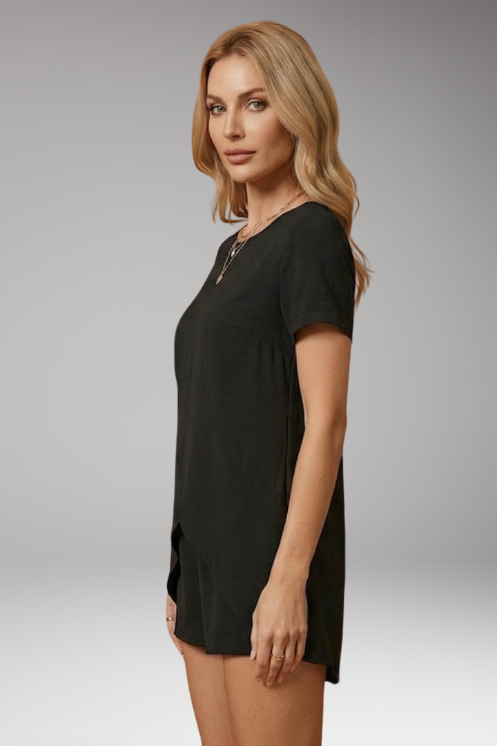 Women's Elegant Summer Lounge Set with Relaxed Fit and Versatile Styling