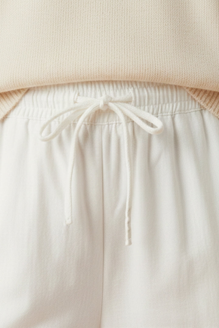 Women's High-Waisted Wide-Leg Trousers with Tiered Detailing