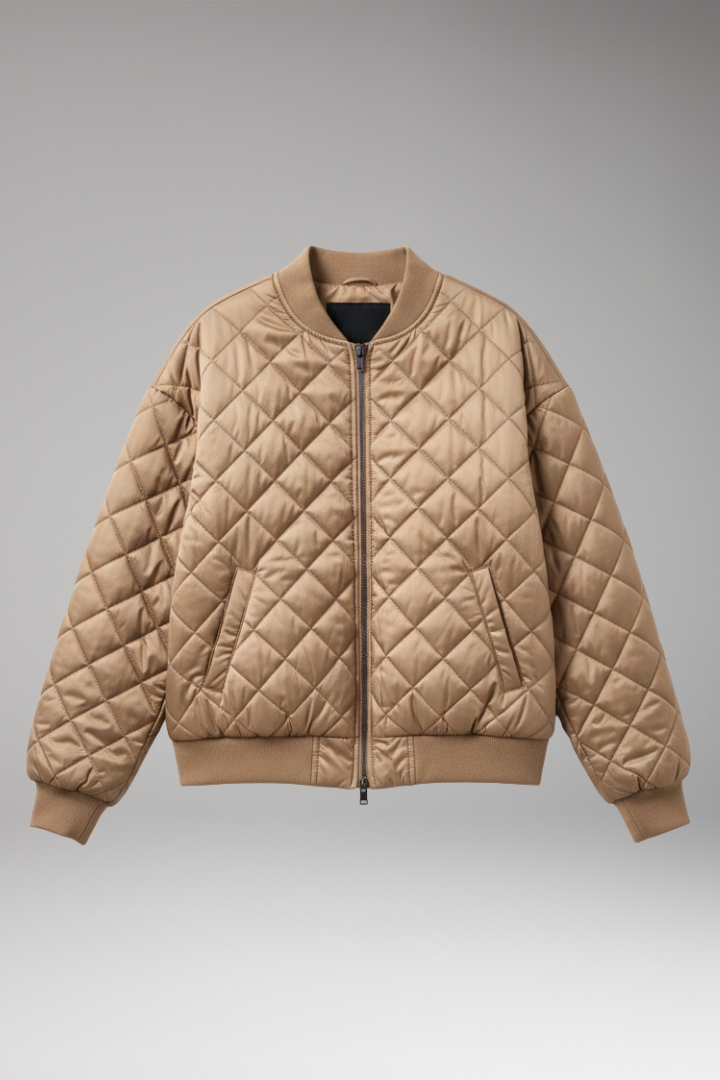 Women's Jacket with Padding and Pockets