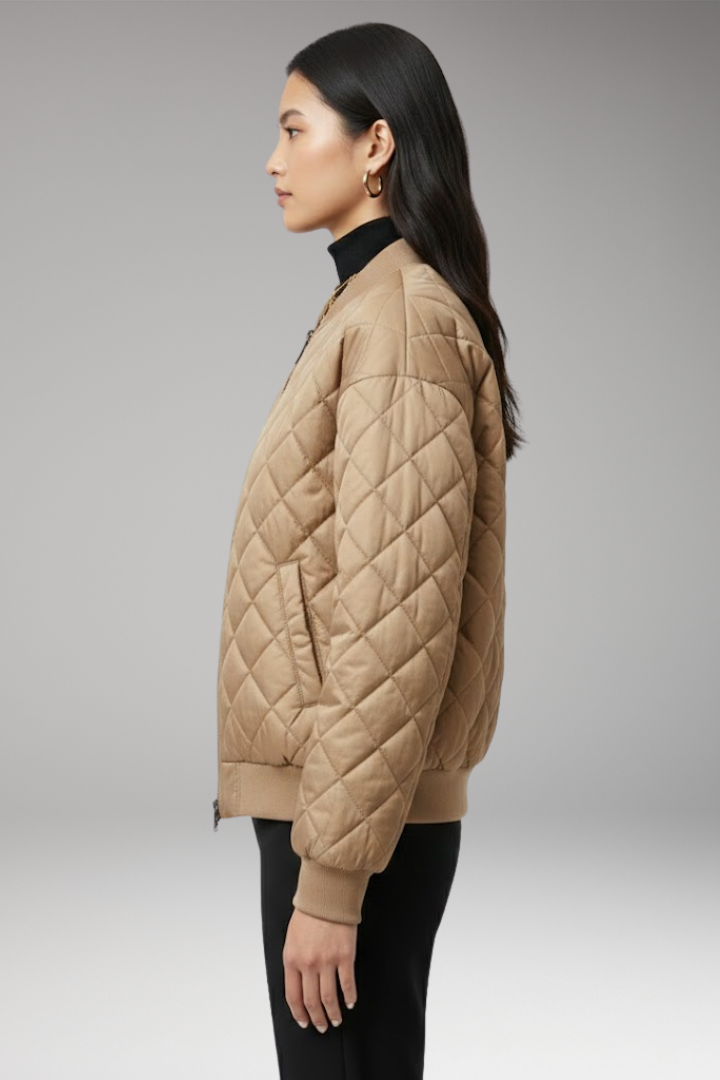 Women's Jacket with Padding and Pockets