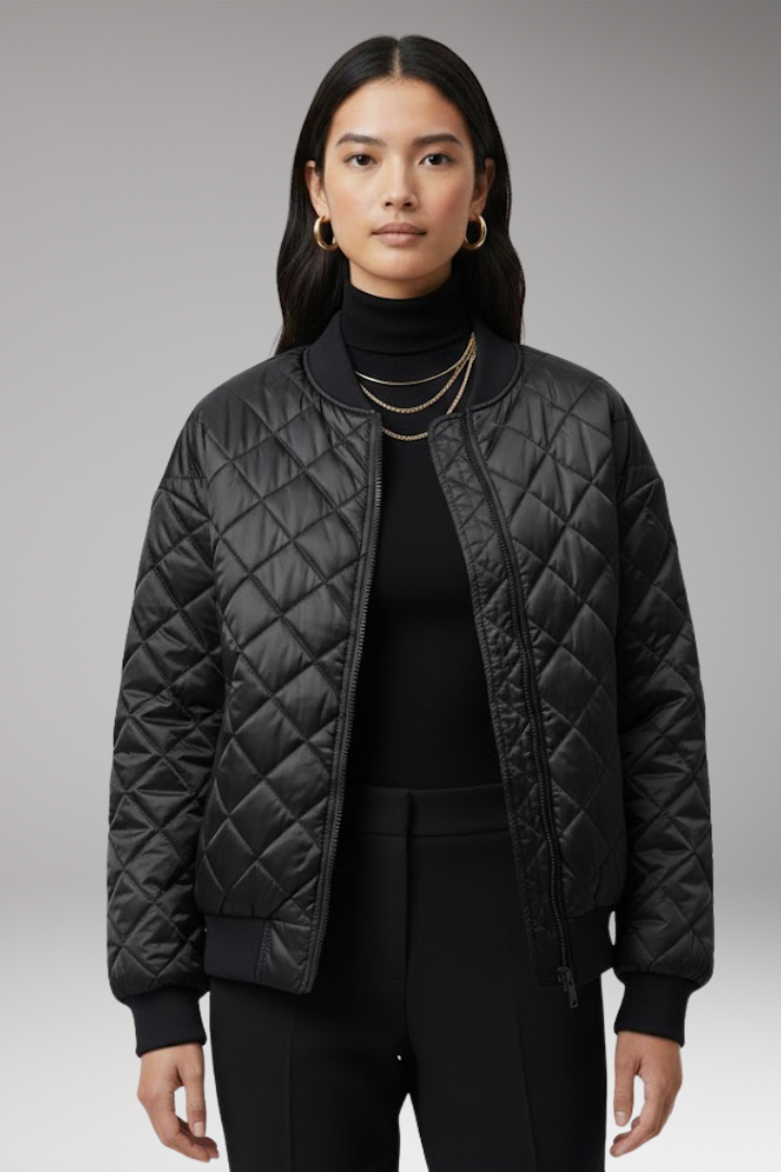 Women's Jacket with Padding and Pockets