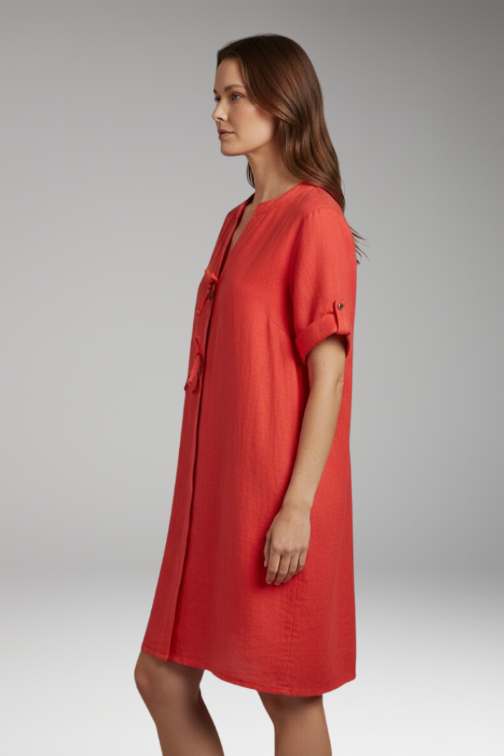 Women's Loose-Fitting Dress with Relaxed Fit and Versatile Design