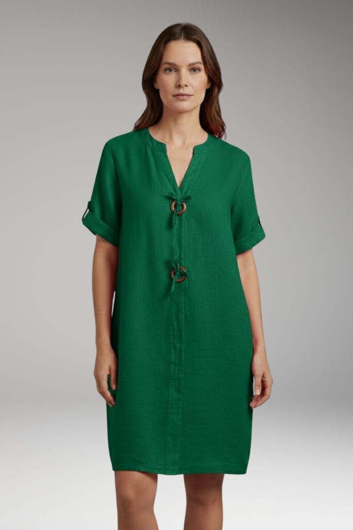 Women's Loose-Fitting Dress with Relaxed Fit and Versatile Design