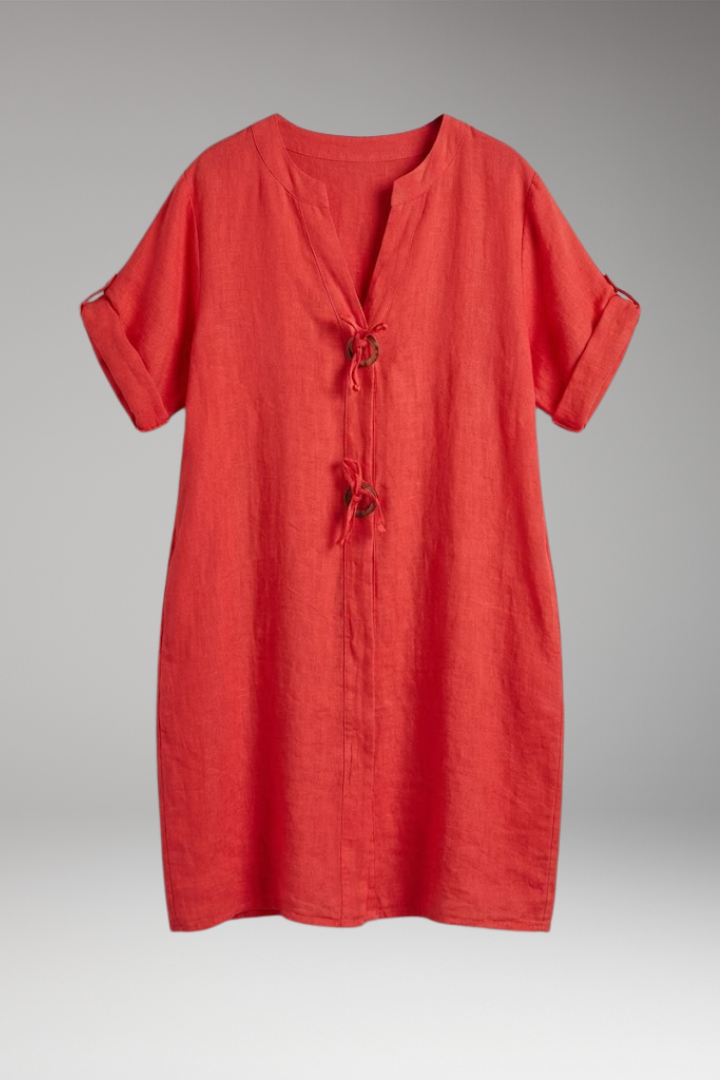 Women's Loose-Fitting Dress with Relaxed Fit and Versatile Design