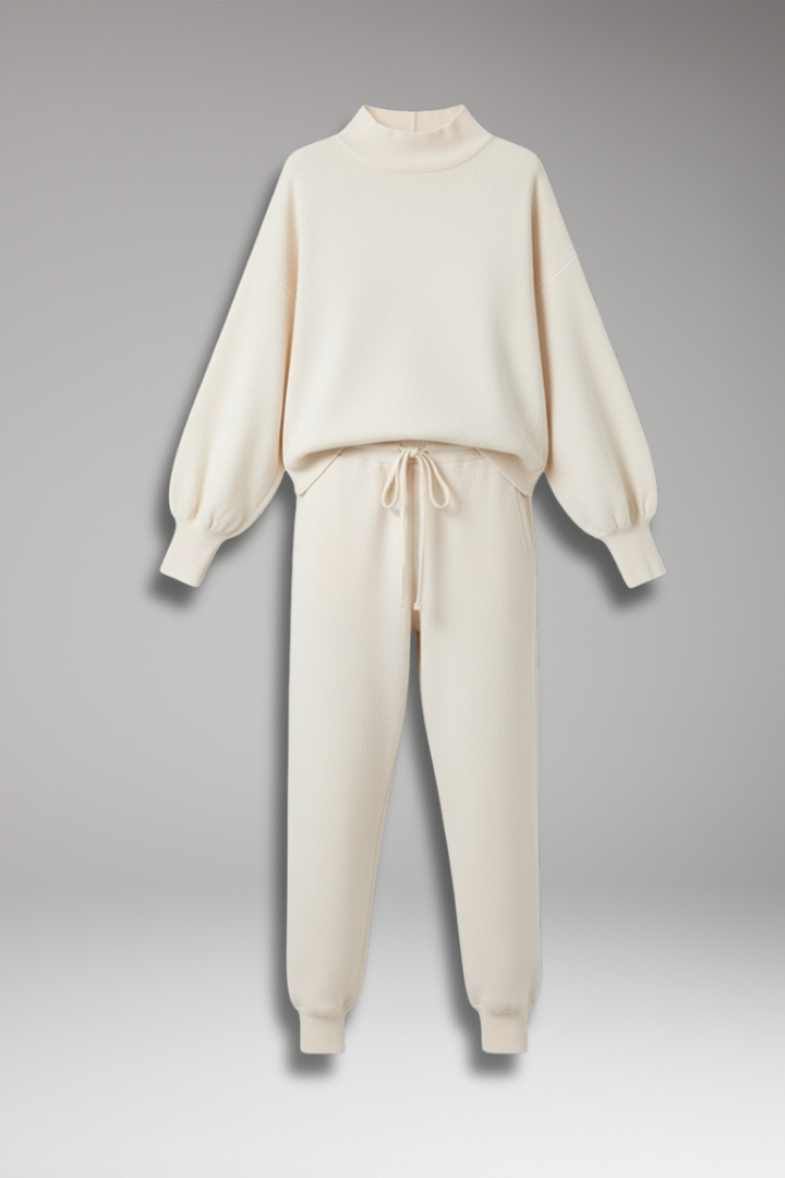 Women’s Lounge Set with Pull-On Top and Elastic Waistband