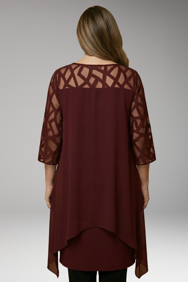 Women's Midi Dress with Flattering Fit and Adjustable Details