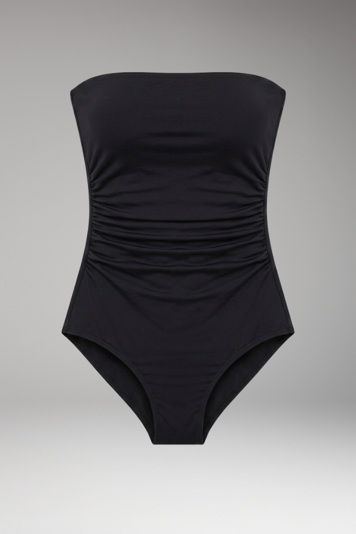 Women's One-Piece Swimsuit with Strapless Design