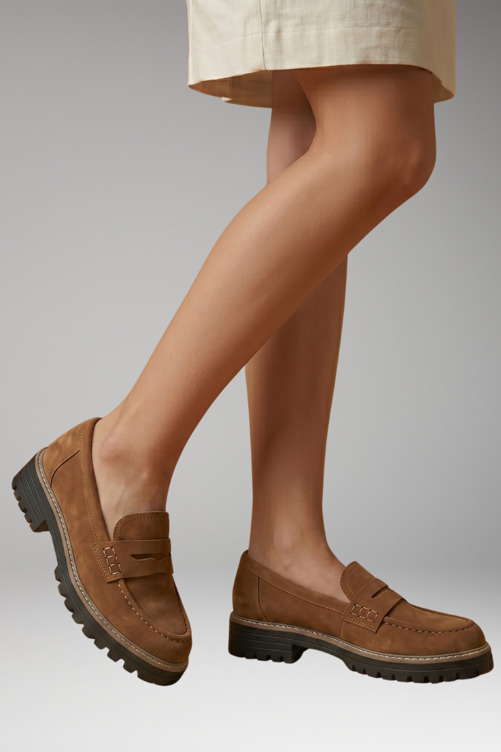Women's Orthopedic Loafers with Ergonomic Support and Soft Cushioning