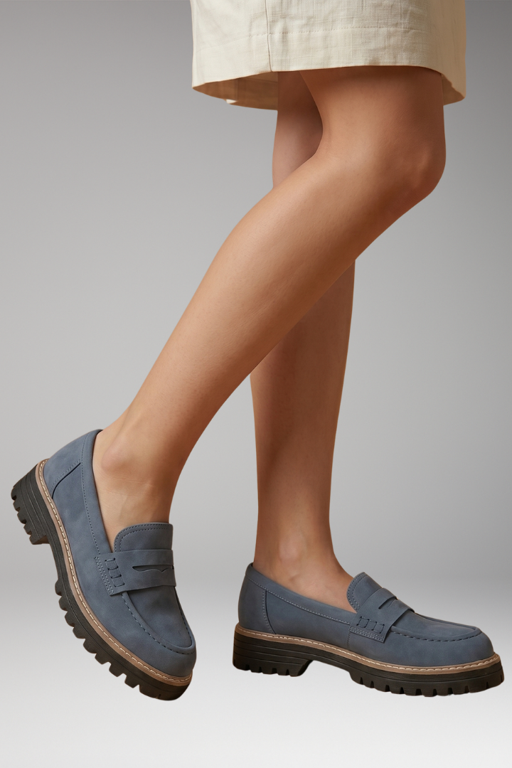 Women's Orthopedic Loafers with Ergonomic Support and Soft Cushioning