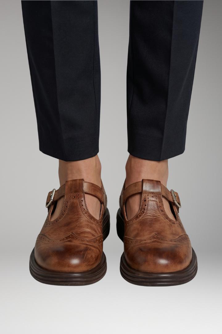 Women's Orthopedic Mary Jane Shoes with Arch Support and Breathable Design