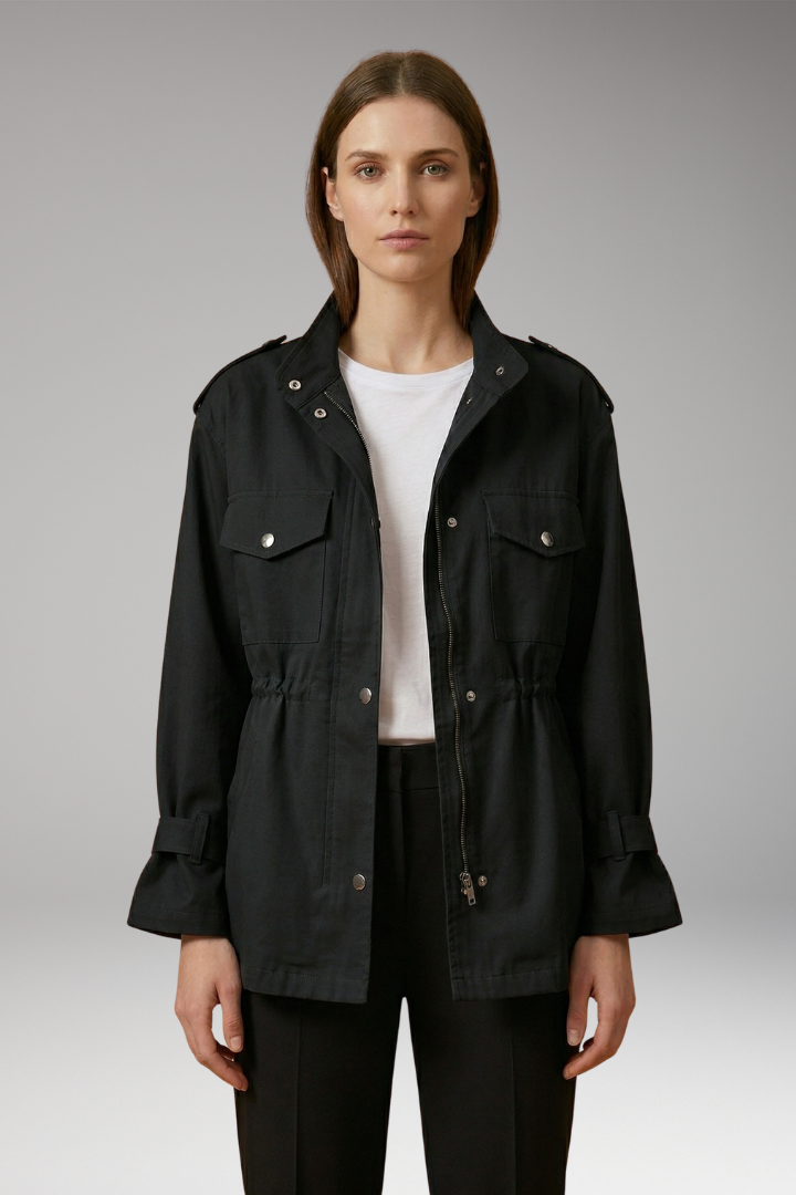 Women's Overcoat with Elegant Tailoring and Soft Wool Blend