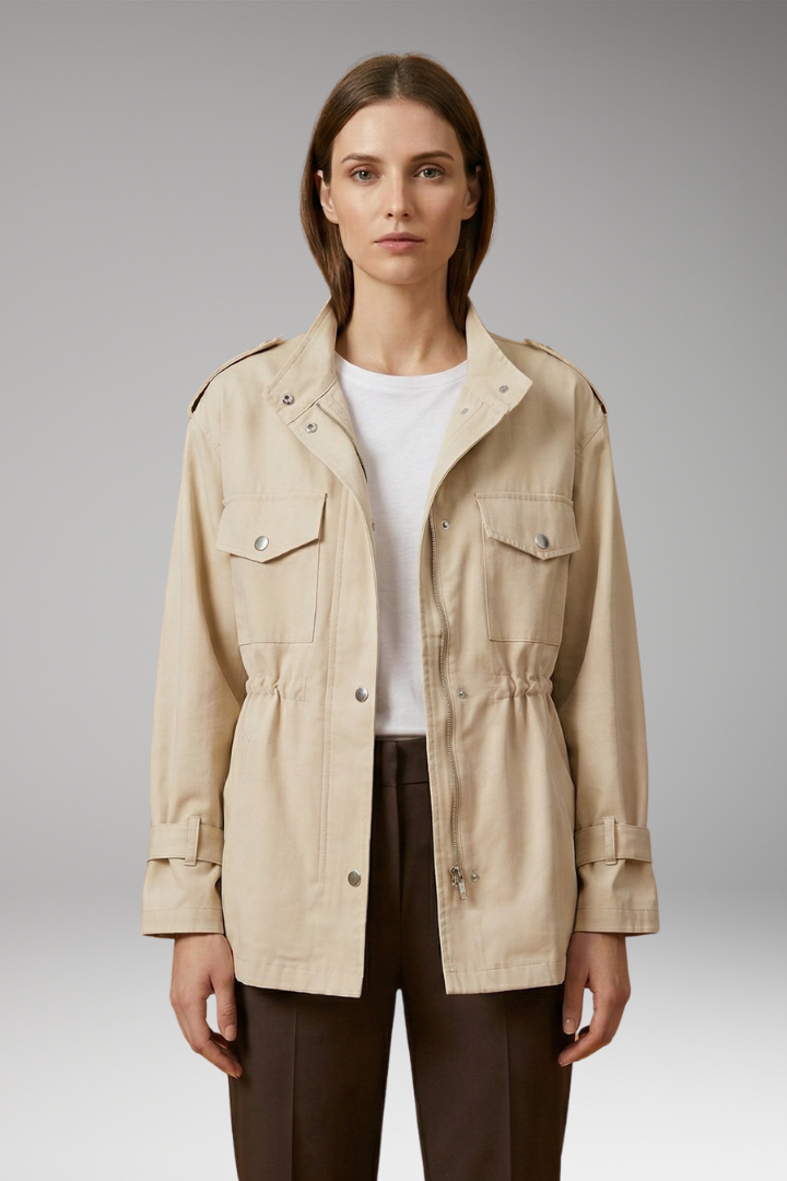 Women's Overcoat with Elegant Tailoring and Soft Wool Blend