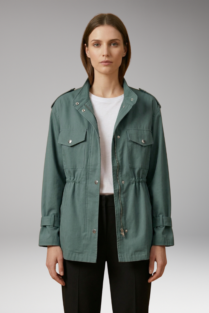 Women's Overcoat with Elegant Tailoring and Soft Wool Blend