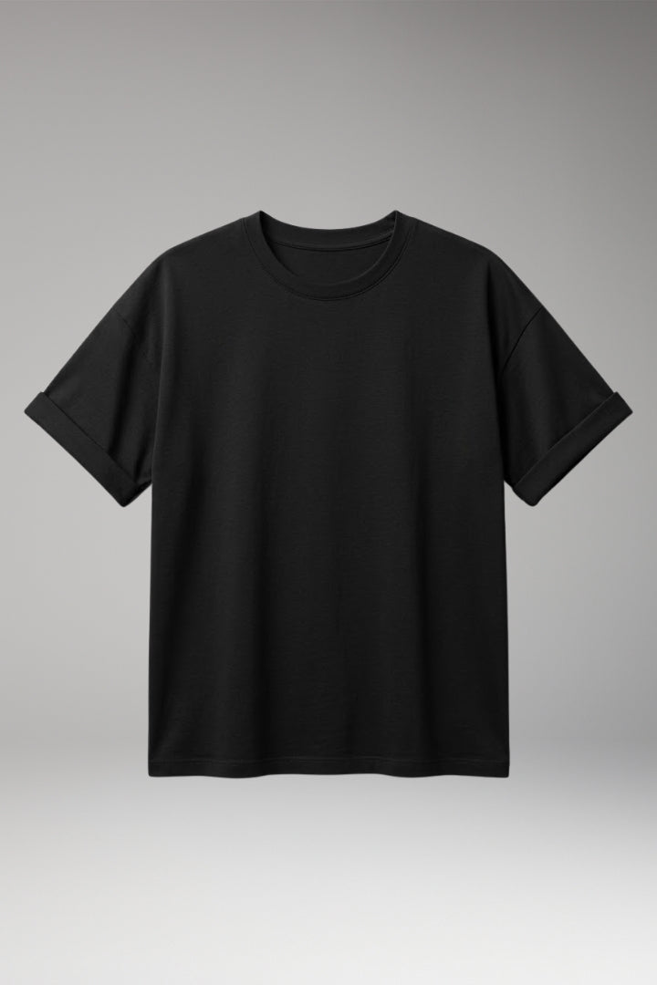 Women's Oversized T-shirt with Short Sleeves and Round Neck