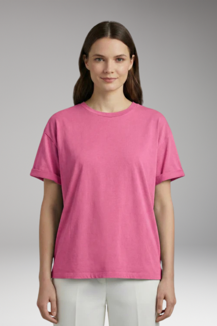 Women's Oversized T Shirt with Short Sleeves