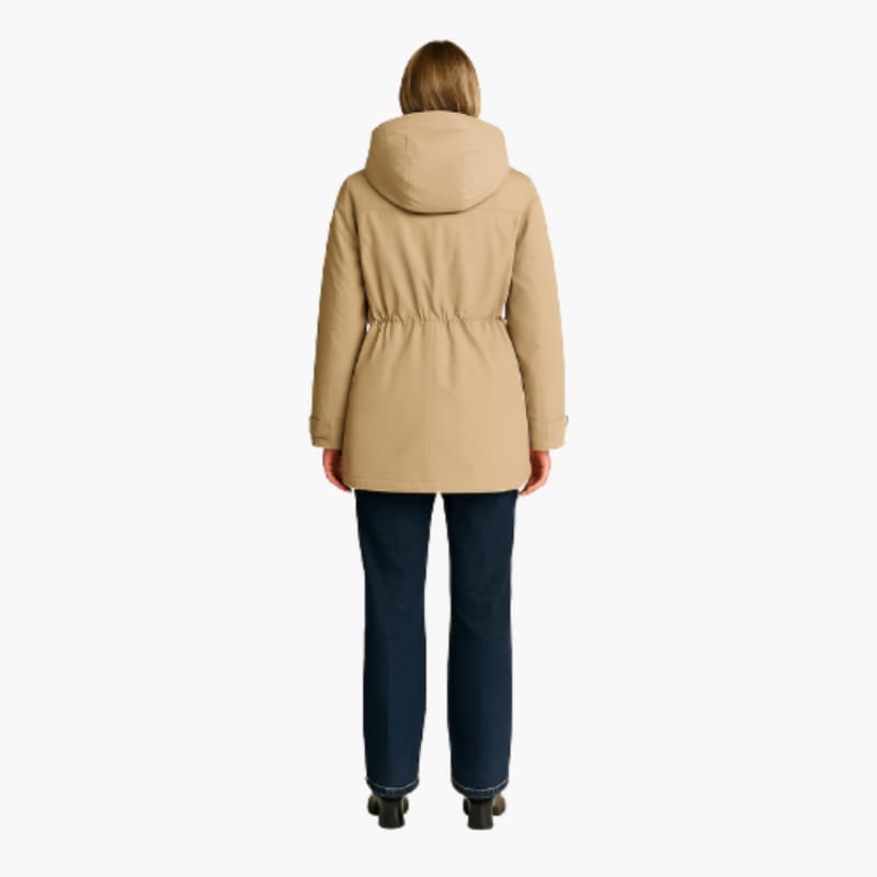 Women’s Parka with Hood and Inner Lining