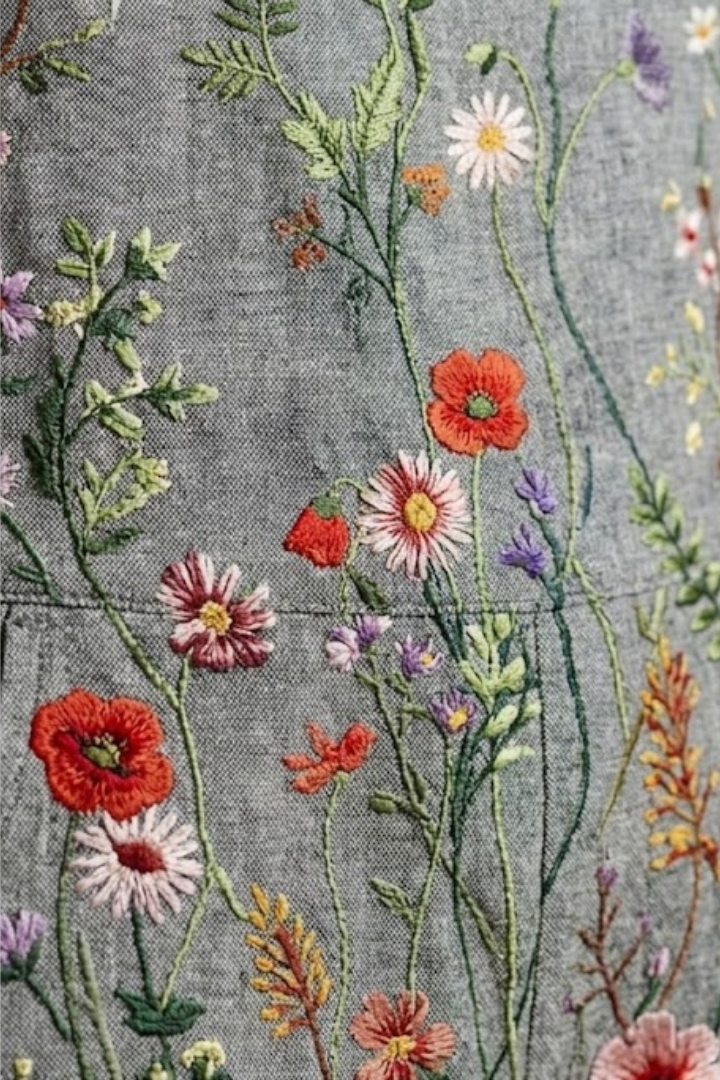 Women's Printed Dungarees with Wide Legs and Comfortable Fit
