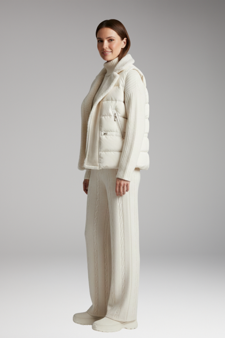 Women’s Set with Turtleneck and Wide-Leg Pants
