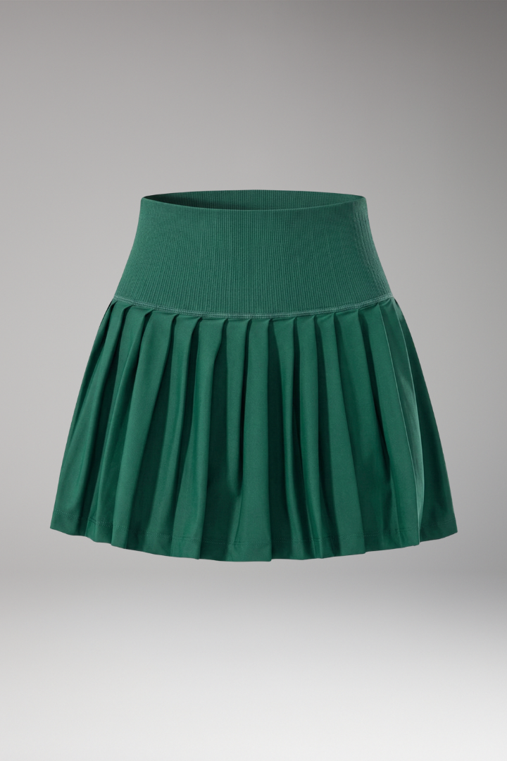 Women's Skirt with High Waist and Pleats