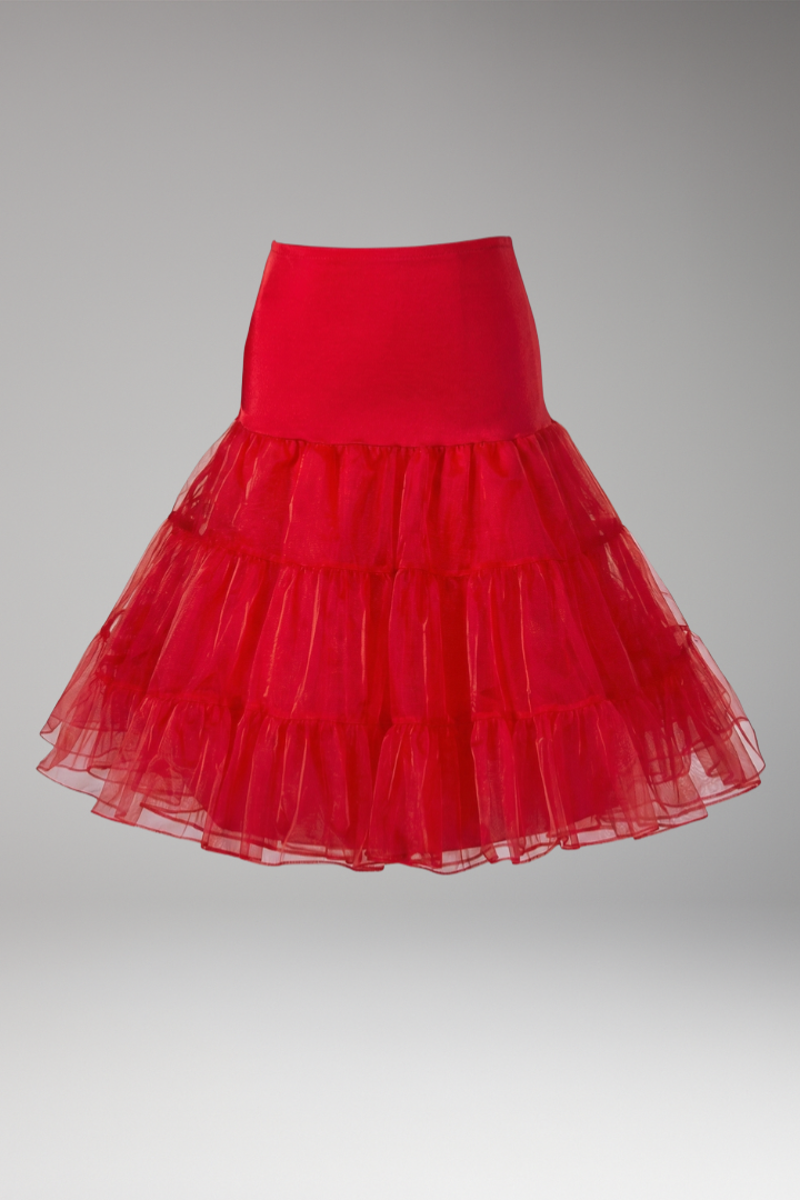 Women's Skirt with High Waist and Tiers