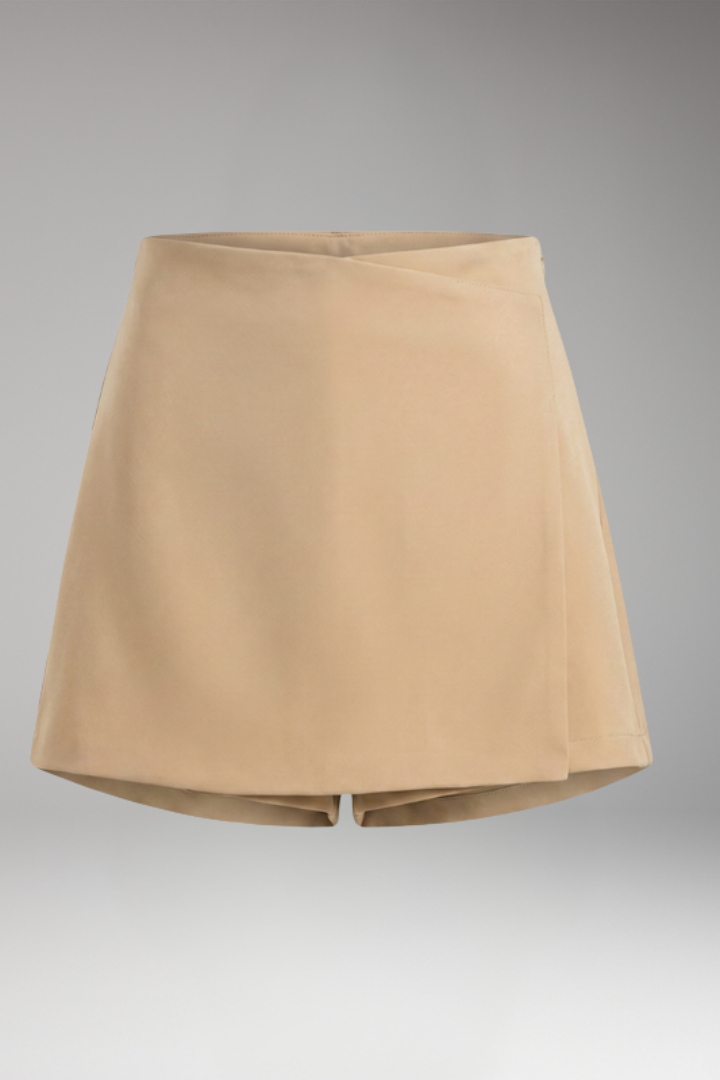 Women's Skort with Built-In Shorts and Zipper