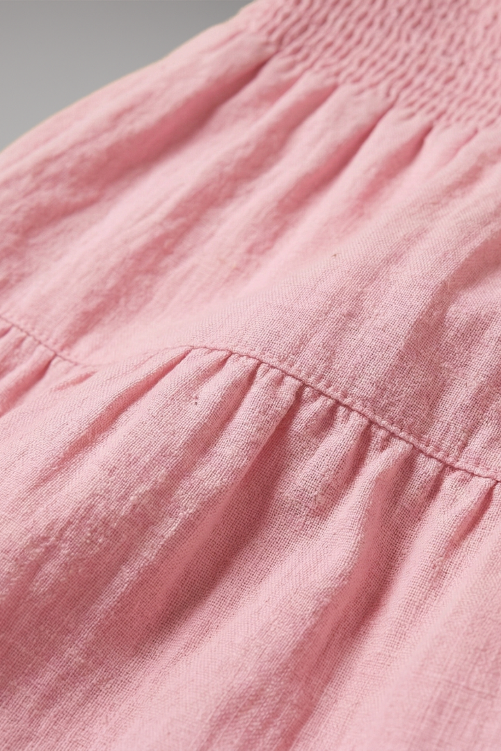Women's Skirt with Tiered Layers and Drawstring