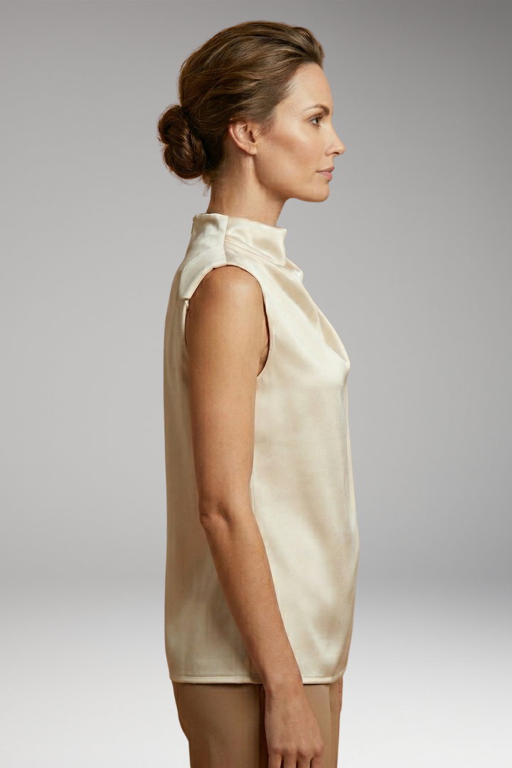 Women's Sleeveless Blouse with Comfortable Fit and Elegant Silhouette