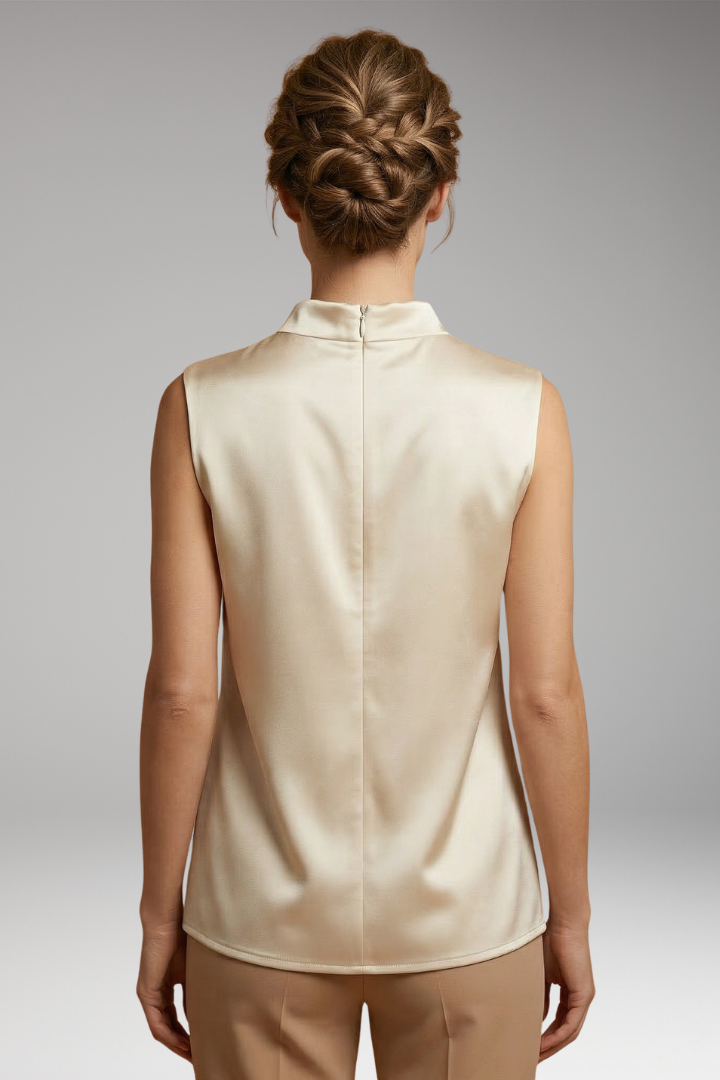 Women's Sleeveless Blouse with Comfortable Fit and Elegant Silhouette