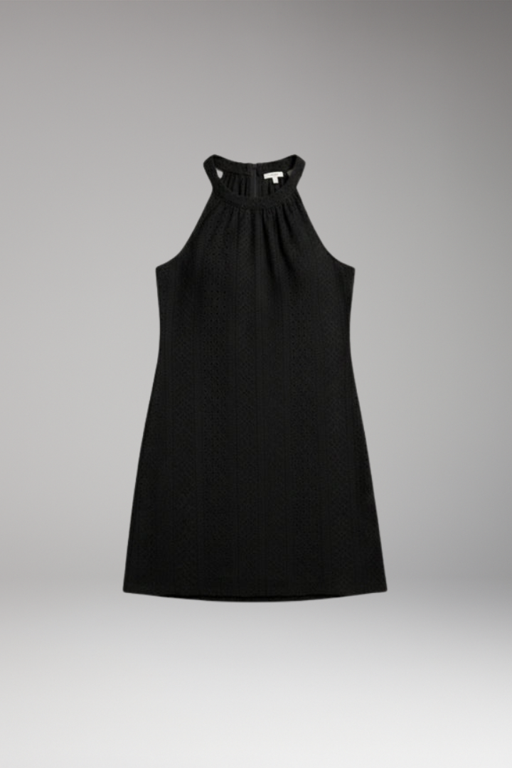Women's Sleeveless Dress Vest with Hollow Crochet