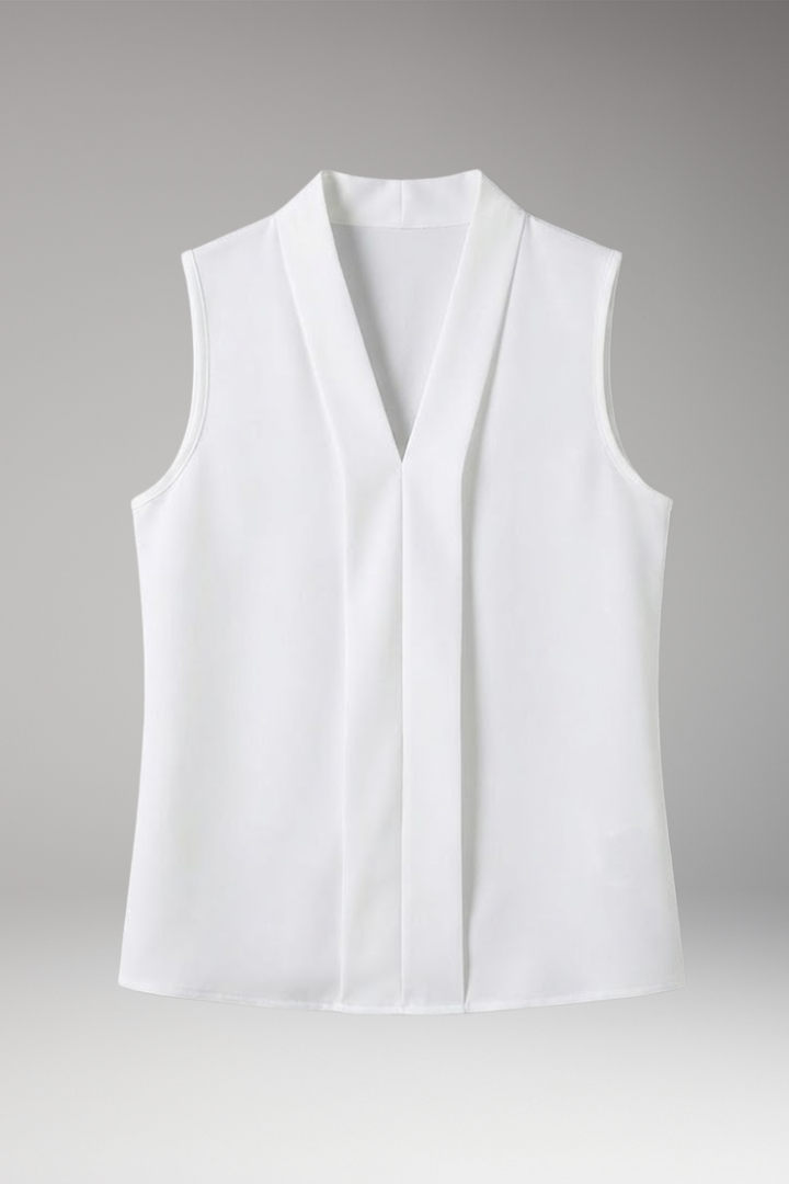 Women's Sleeveless Top with Breathable Material and Versatile Style