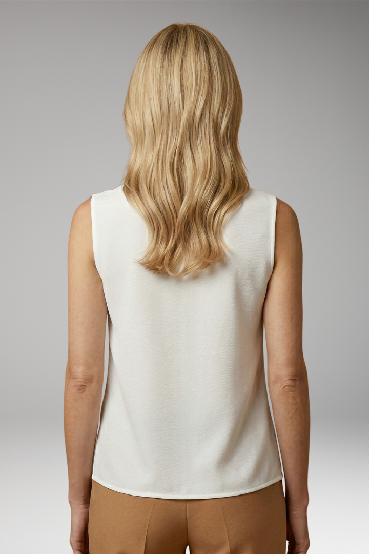 Women's Sleeveless Top with Breathable Material and Versatile Style