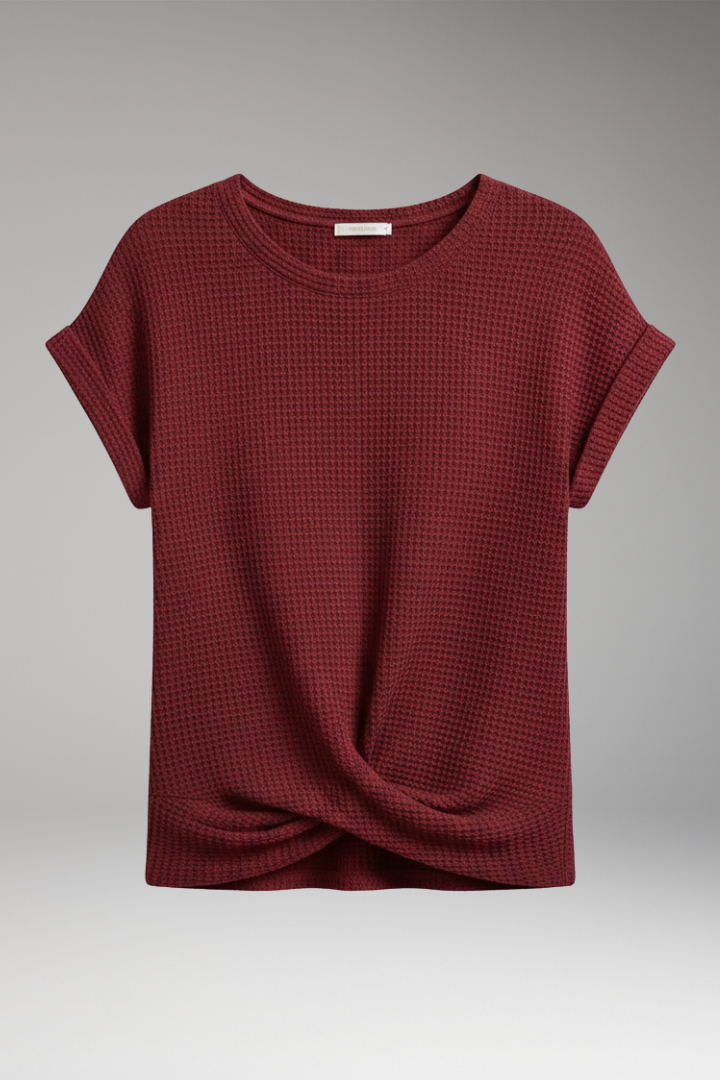 Women's T-Shirt with Round Neck and Eco-Friendly Material