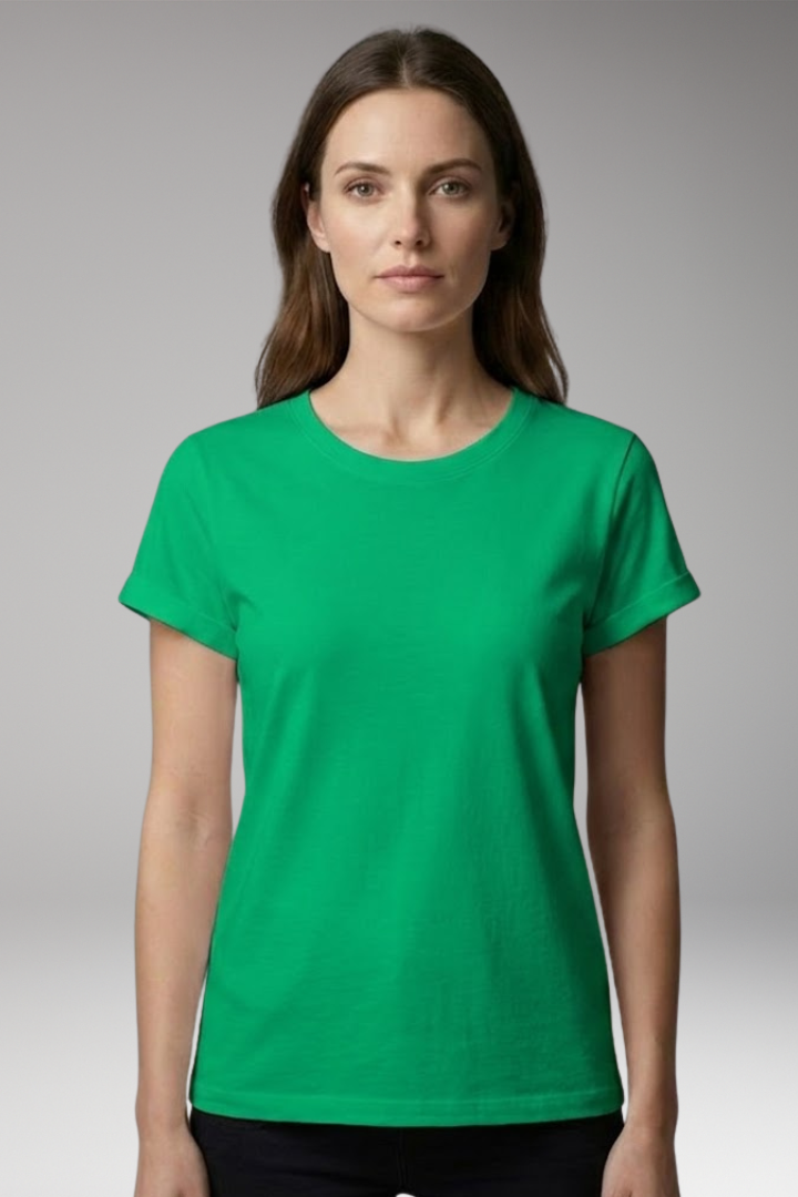 Women's T-Shirt with Round Neck and Short Sleeves