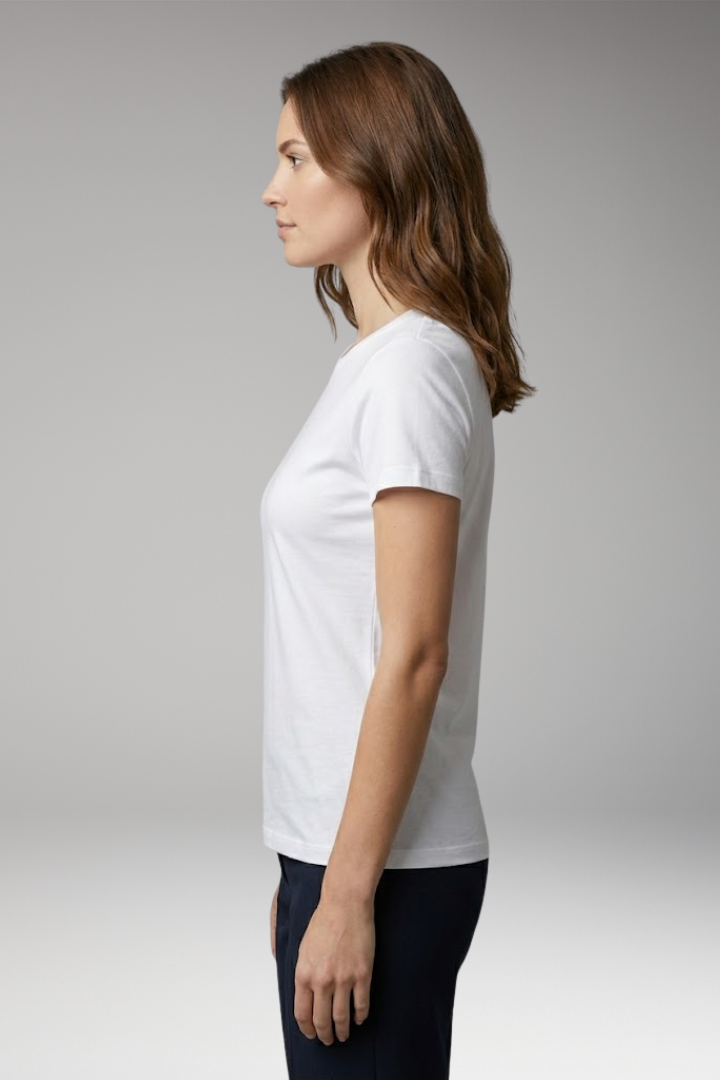 Women's T'Shirt with Crew Neck and Slim Fit