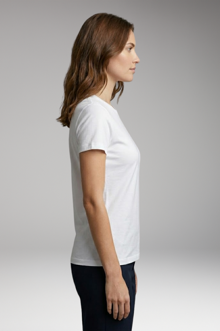 Women's T'Shirt with Crew Neck and Slim Fit