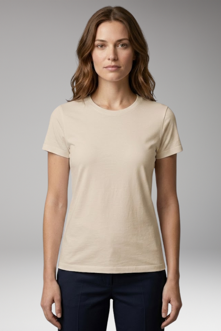 Women's T'Shirt with Crew Neck and Slim Fit