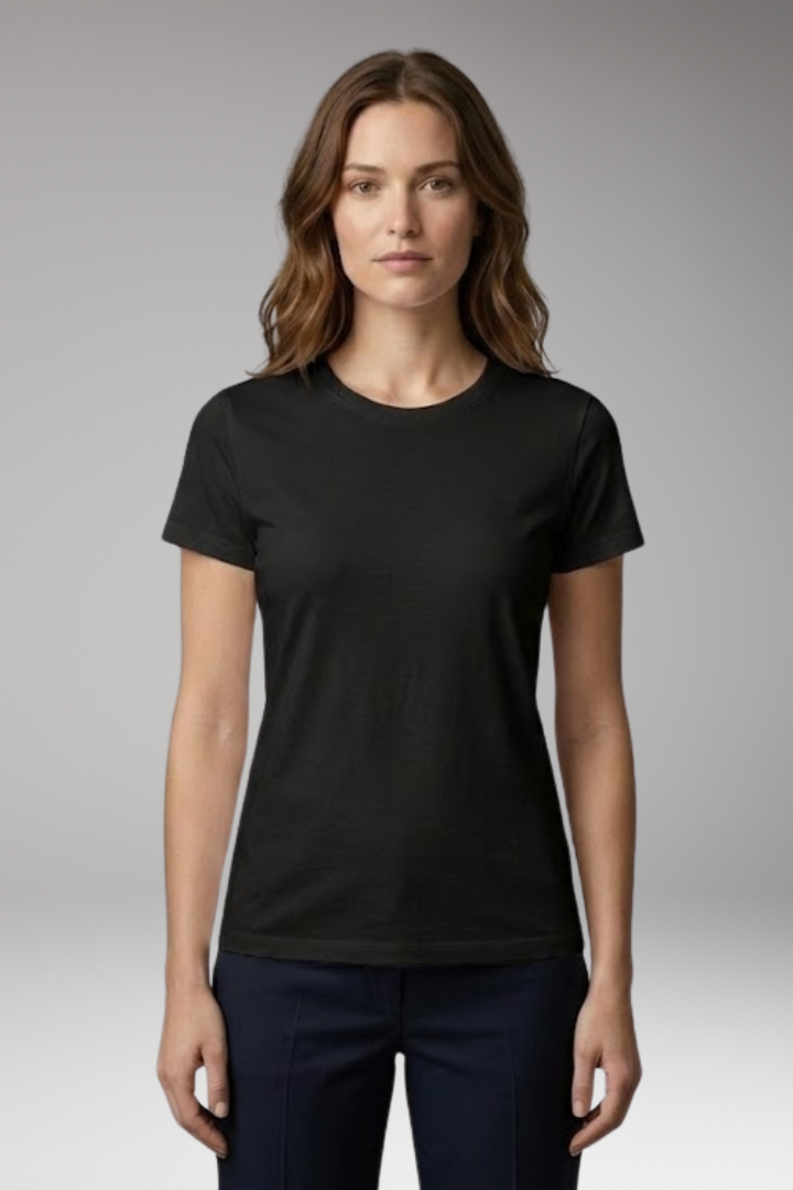 Women's T'Shirt with Crew Neck and Slim Fit