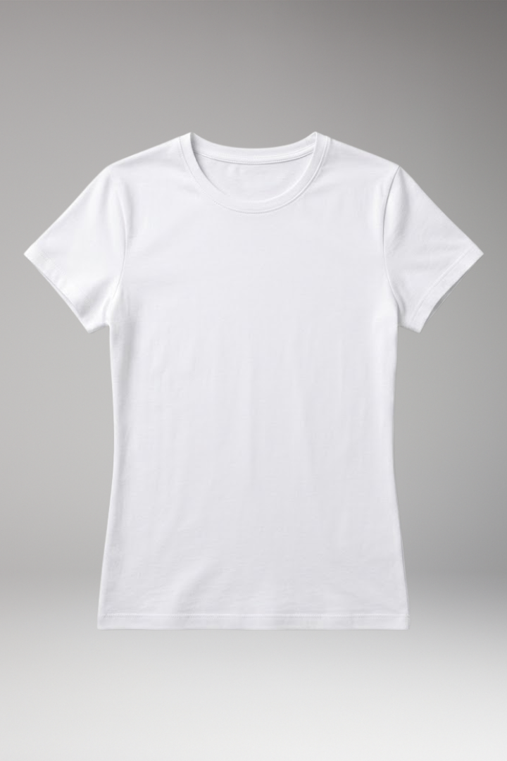 Women's T'Shirt with Crew Neck and Slim Fit