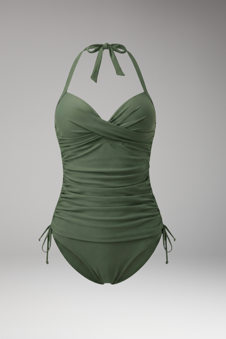 Women's Tankini with Adjustable Straps and Stylish Design