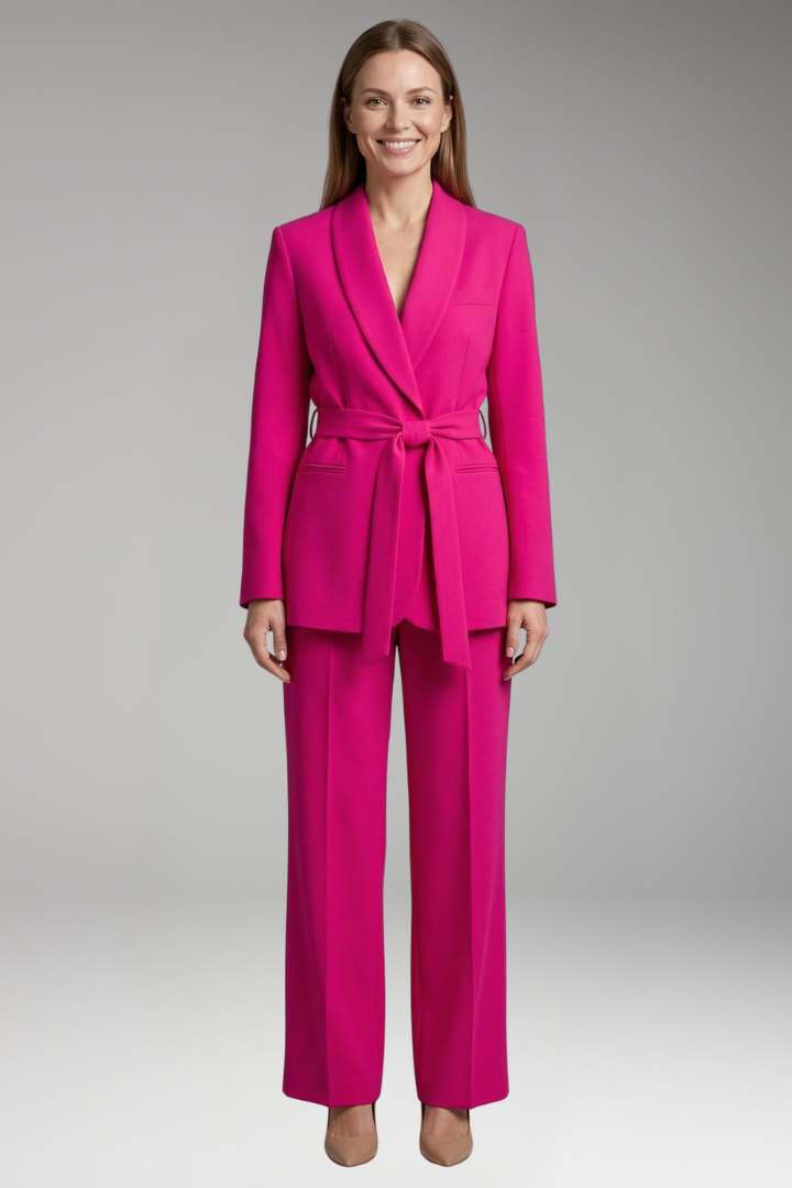 Women's Two-Piece Set with Blazer and Trousers