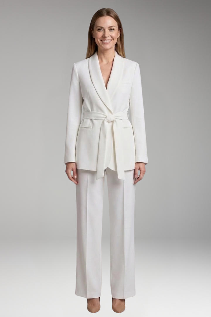 Women's Two-Piece Set with Blazer and Trousers
