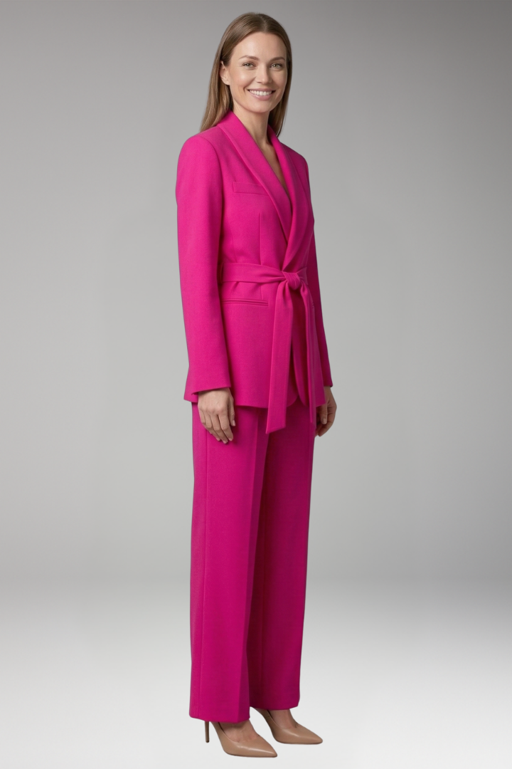 Women's Two-Piece Set with Blazer and Trousers