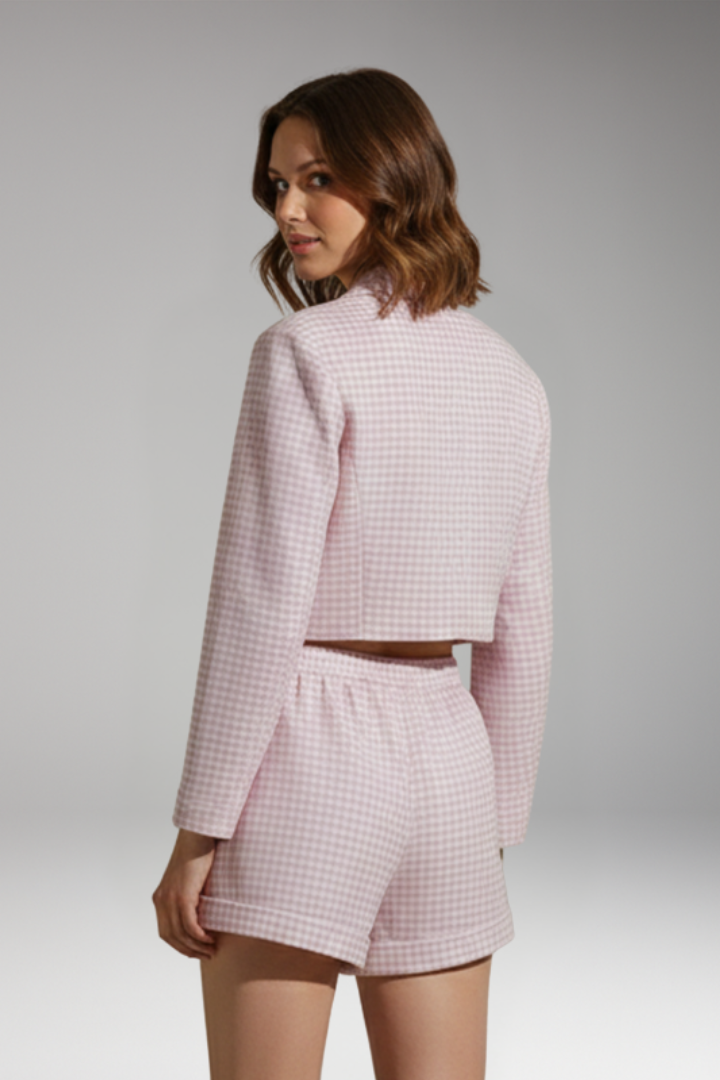 Women's Two Piece Set with Elastic Waist